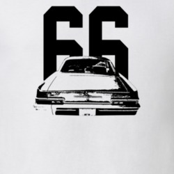 1966 Belair Rear View With Year Light Color T Shirt