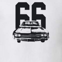 1966 Belair Grill View With Year Light Color T Shirt
