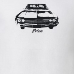 1966 Belair Grill View With Model Light Color T Shirt