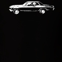 1966 Belair Side View Dark Color T Shirt