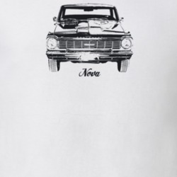1965 Nova Grill View With Model Light Color T Shirt