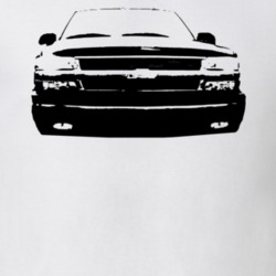 2000 Silverado Grill View Light Color T Shirt