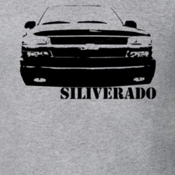 2000 Silverado Grill View With Model Light Color T Shirt