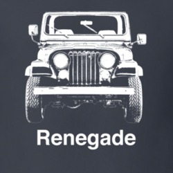Renegade Grill View With Model Dark Color T Shirt