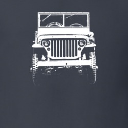 1941 Willys MB Grill View Dark Color T Shirt