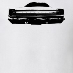 1968 Plymouth Roadrunner Rear View Faded Look Light T Shirt