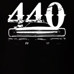 1968 Plymouth Roadrunner Rear View With Engine Size Faded Look Dark T 