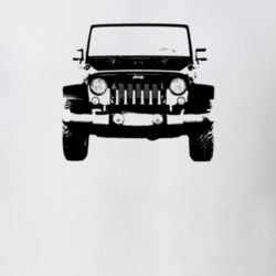 2016 Wrangler Grill View Light Color T Shirt