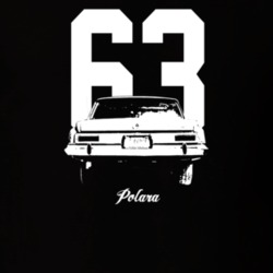 1963 Polara Rear View With Year And Model Dark Color T Shirt