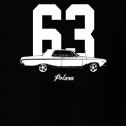 1963 Polara Side View With Year And Model Dark Color T Shirt