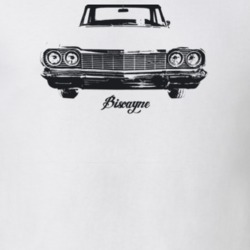 1964 Biscayne Grill View With Model Light Color T Shirt
