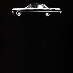 1964 Biscayne Side View Dark Color T Shirt