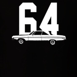 1964 Polara Side View With Year Dark Color T Shirt