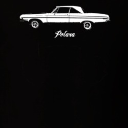 1964 Polara Side View With Model Dark Color T Shirt
