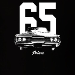 1965 Polara Grill View With Year And Model Dark Color T Shirt