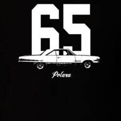 1965 Polara Side View With Year And Model Dark Color T Shirt