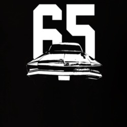 1965 Polara Rear View With Year Dark Color T Shirt
