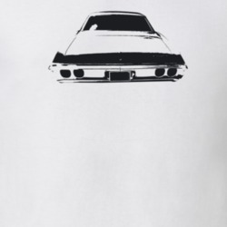 1968 Biscayne Rear View Light Color T Shirt