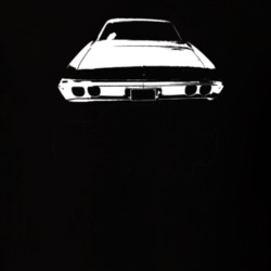 1968 Biscayne Rear View Dark Color T Shirt