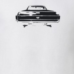 1968 El Camino Rear View Light Color T Shirt