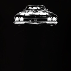 1968 El Camino Grill View Dark Color T Shirt