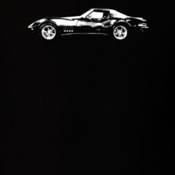 1969 Corvette Side View Dark Color T Shirt