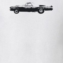 1969 El Camino Side View Light Color T Shirt