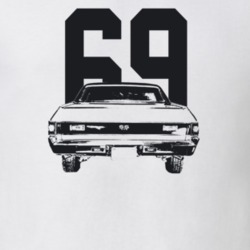 1969 El Camino Rear View With Year Light Color T Shirt