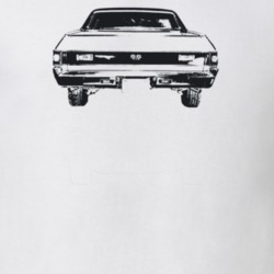 1969 El Camino Rear View Light Color T Shirt