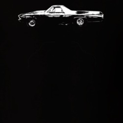 1969 El Camino Side View Dark Color T Shirt
