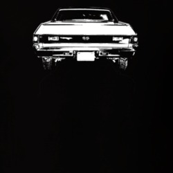 1969 El Camino Rear View Dark Color T Shirt