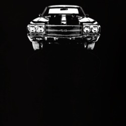 1970 El Camino Grill View Dark Color T Shirt