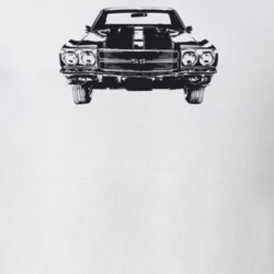 1970 El Camino Grill View Light Color T Shirt
