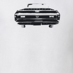 1970 El Camino Rear View Light Color T Shirt