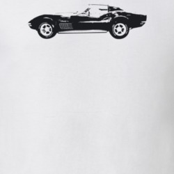 1971 Corvette Side View Light Color T Shirt