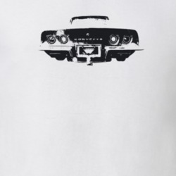 1971 Corvette Rear View Light Color T Shirt