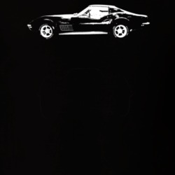 1971 Corvette Side View Dark Color T Shirt