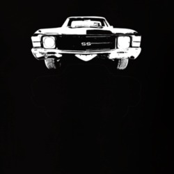 1971 El Camino Grill View Dark Color T Shirt