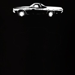 1971 El Camino Side View Color T Shirt