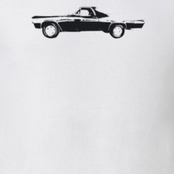 1971 El Camino Rear View Light Color T Shirt