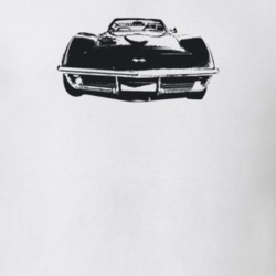 1972 Corvette Grill View Light Color T Shirt