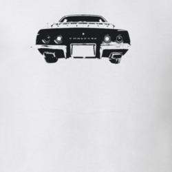 1972 Corvette Rear View Light Color T Shirt
