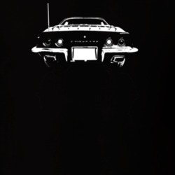 1972 Corvette Rear View Dark Color T Shirt