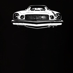 1974 Camaro Grill View Dark Color T Shirt