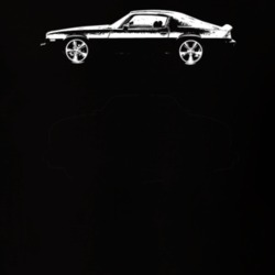 1974 Camaro Side View Dark Color T Shirt