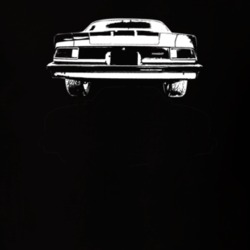 1974 Camaro Rear View Dark Color T Shirt