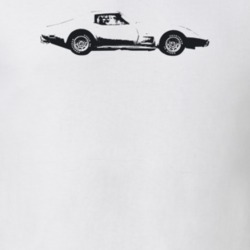1977 Corvette Side View Light Color T Shirt
