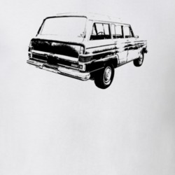1970 Wagoneer Rear View Light Color T Shirt