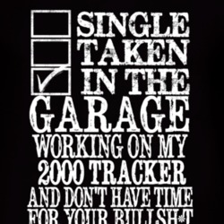Single Taken In The Garage With 2000 Chevy Tracker T Shirt