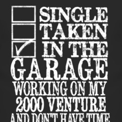 Single Taken In The Garage With 2000 Chevy Venture T Shirt